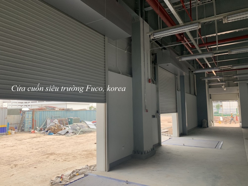 Cửa cuốn siêu trường nhà xưởng tại Quảng Bình