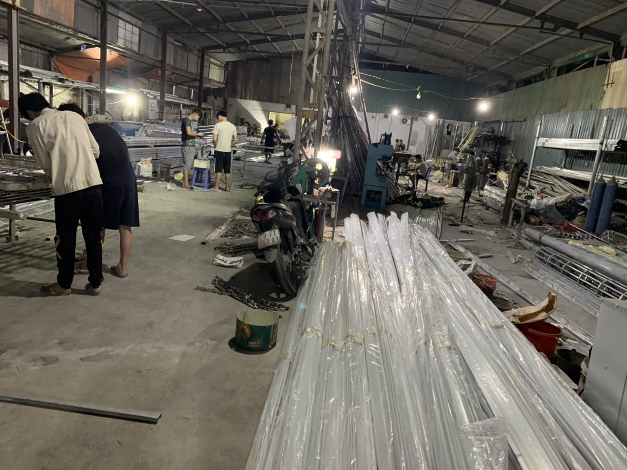 Cửa cuốn siêu trường nhà xưởng tại Nam Định