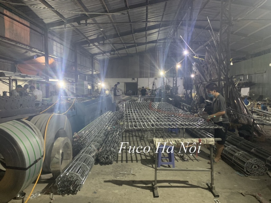 cửa cuốn song ngang sơn tĩnh điện